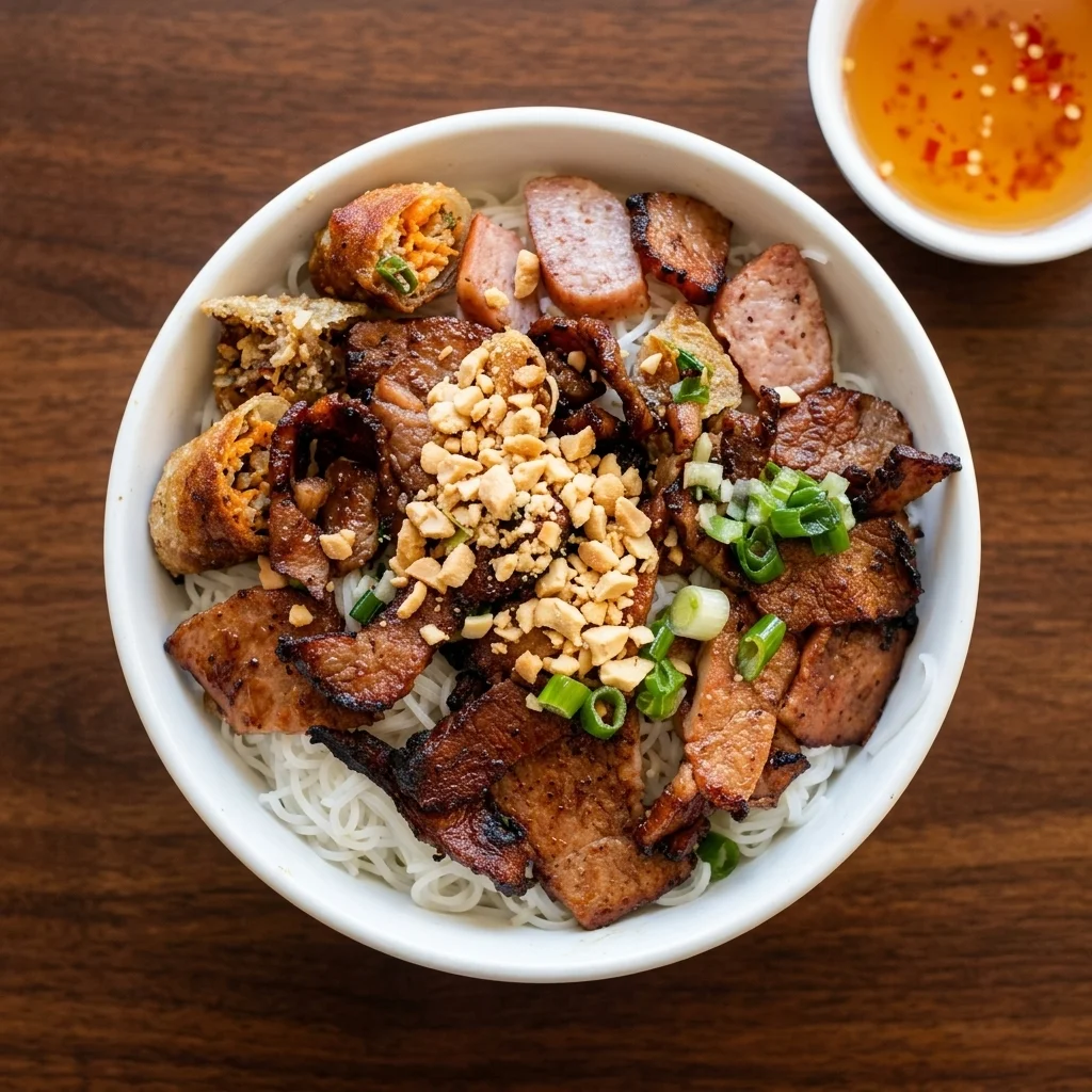 Deluxe Vermicelli Noodles at Viva Restaurant Winnipeg